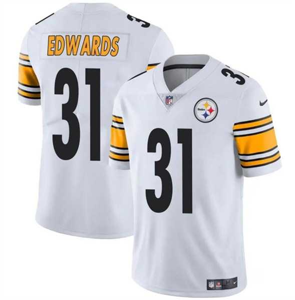 Men & Women & Youth Pittsburgh Steelers #31 Daijun Edwards White Vapor Untouchable Limited Football Stitched Jersey,We sell and wholesale Men & Women & Youth Pittsburgh Steelers #31 Daijun Edwards White Vapor Untouchable Limited Football Stitched Jersey on line form chian!